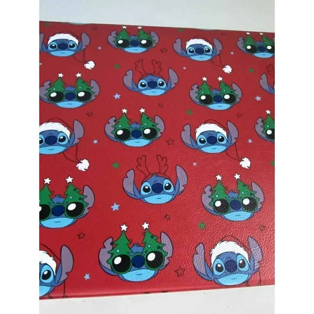 Disney Stitch Anti Fatigue Kitchen Mat 18 X 30” Christmas‎ Tree Santa Hat NEW